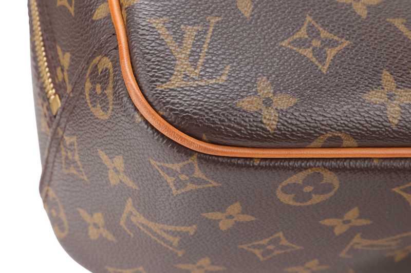 LOUIS VUITTON TROUVILLE HANDBAG MONOGRAM CANVAS GOLD HARDWARE WITH KEYS&LOCK AND DUST COVER