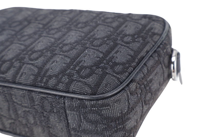CHRISTIAN DIOR 27-BO-1213 NEW DIOR SAFARI BAG HANDBAG OBLIQUE CROSSBODY BAG RUTHENIUM HARDWARE NO DUST COVER
