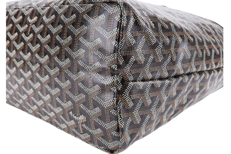 GOYARD SAINT LOUIS PM BAG BLACK COLOR WITH DUST COVER