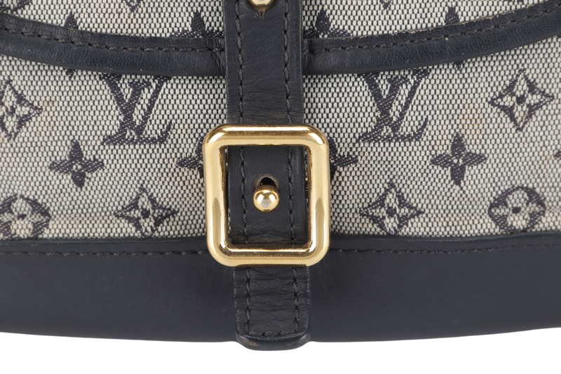 LOUIS VUITTON SOPHIE POCHETTE (M92672) BLACK MINI LIN MONOGRAM GOLD HARDWARE NO DUST COVER