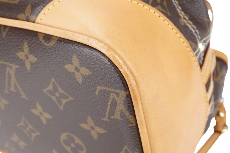 LOUIS VUITTON M40140 RIVETTE SHOULDER BAG MONOGRAM CANVAS GOLD HARDWARE WITH DUST COVER