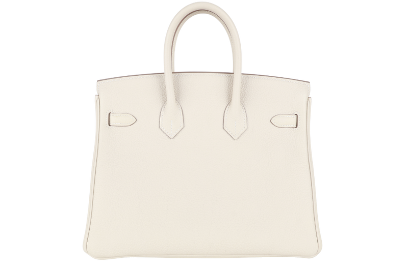 HERMES BIRKIN 25 CRAIE TOGO GOLD HARDWRAE STAMP W (YEAR 2024) WITH TWILLY, KEYS&LOCK AND BOX