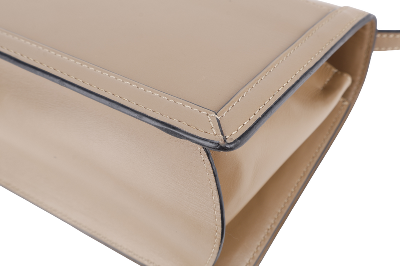 LOEWE BARCELONA MEDIUM BROWN LEATHER CALF LEATHER GOLD HARDWARE NO DUST COVER