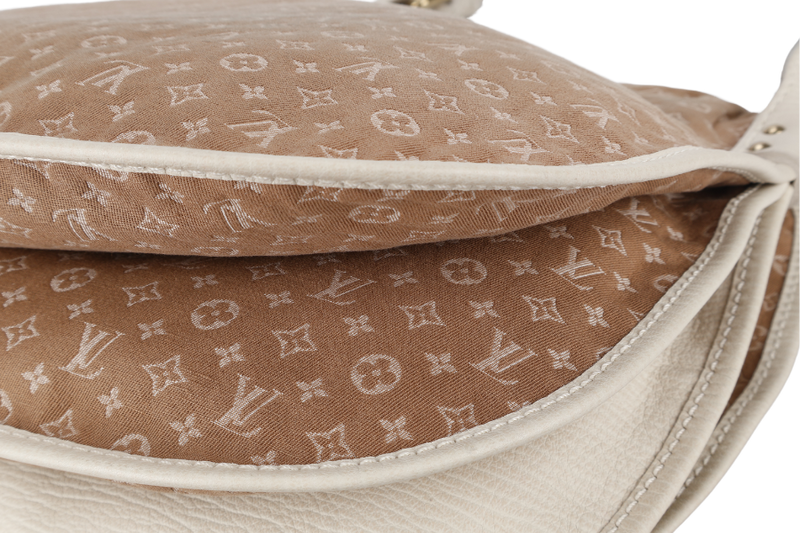 LOUIS VUITTON AMMAN MINI LIN MONOGRAM BEIGE CANVAS GOLD HARDWARE NO DUST COVER