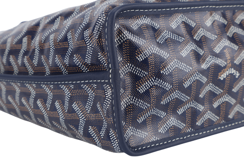 GOYARD ANJOU MINI BAG NAVY BLUE COLOR WITH DUST COVER