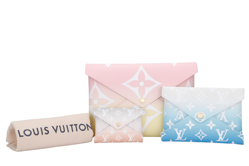 Louis Vuitton Escale Pochette Kirigami Pochette By The Pool 2021 Collection (M80377), with Dust Cover & Box