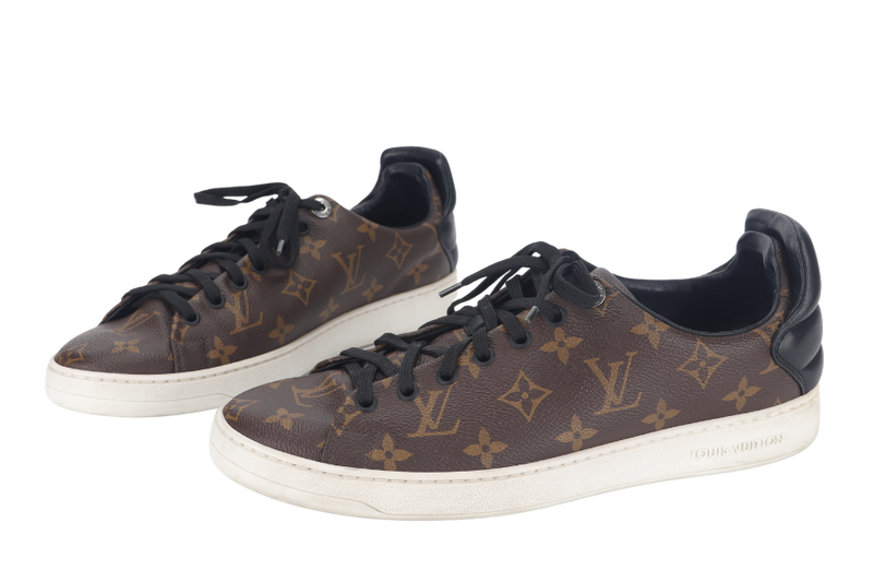 LOUIS VUITTON FRONTROW LEATHER TRAINERS SIZE 7.5