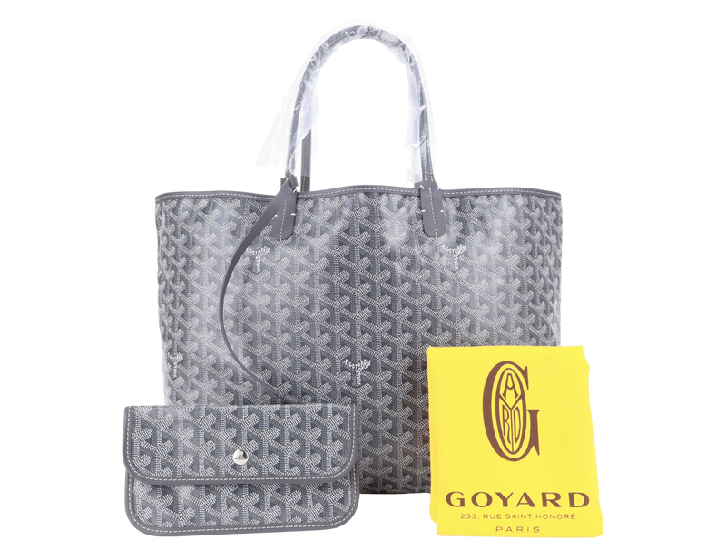 GOYARD SAINT LOUIS PM BAG GREY COLOR WITH DUST COVER
