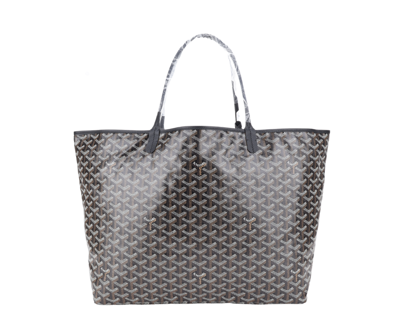 GOYARD SAINT LOUIS GM BAG BLACK COLOR WITH DUST COVER