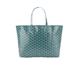GOYARD SAINT LOUIS PM BAG GREEN COLOR WITH DUST COVER