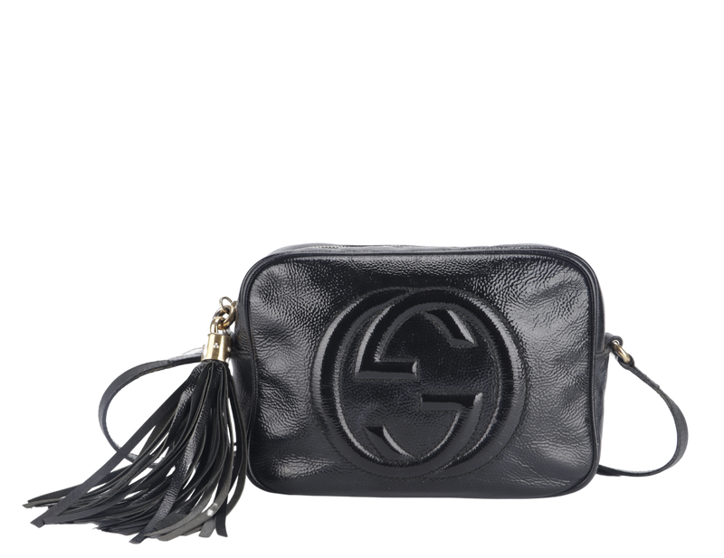 Gucci black sling bag hotsell