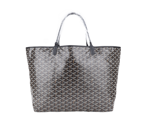 GOYARD SAINT LOUIS GM BAG BLACK COLOR WITH DUST COVER