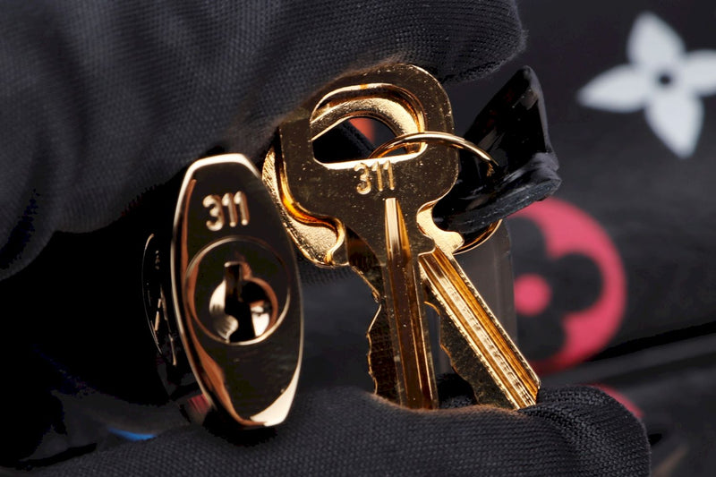 Louis Vuitton Silver Oxidized Lock and Keys Set 311 