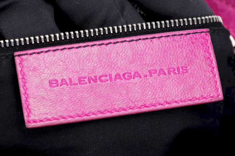 Balenciaga Giant City, Fuchsia Color, Calf Leather