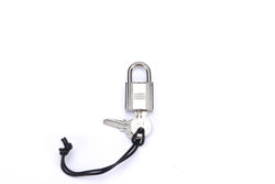 Hermes Silver Lock with 2 Keys (Ref.114), no Dust Cover