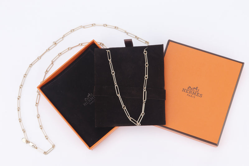 HERMES FO43 CURIOSITE KELLY LAQUE MULTICO CHARM GOLD PLATED (HO71730FD02) & HERMES FO44 SAUTDIR CURIOSITE LONG NECKLACE GOLD PLATED 33.5CM (HO71631FDOO), WDC & BOX