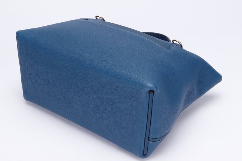 24/24 leather handbag Hermès Beige in Leather - 36236164