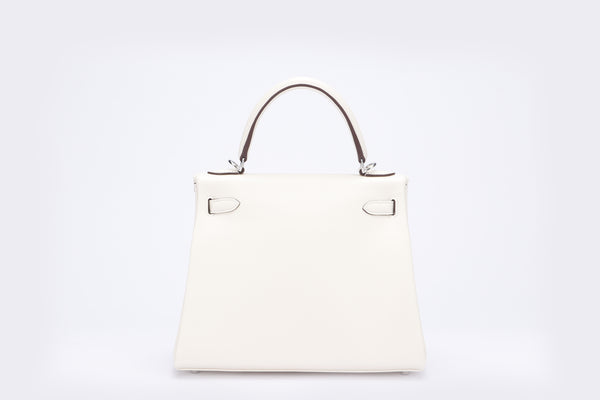 [Pre-order] Hermes Limited Edition Kelly 25 In & Out Nata Color Swift Leather Palladium Hardware