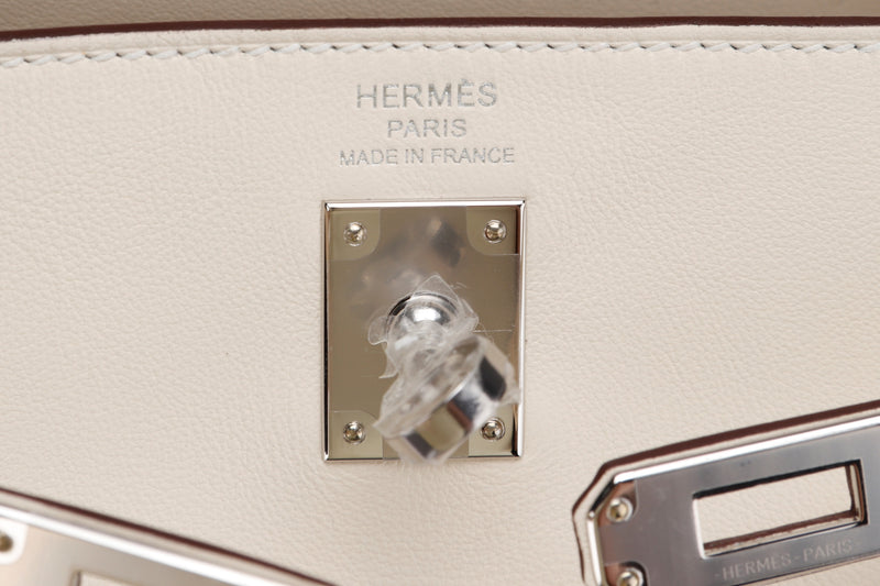 [Pre-order] Hermes Limited Edition Kelly 25 In & Out Nata Color Swift Leather Palladium Hardware