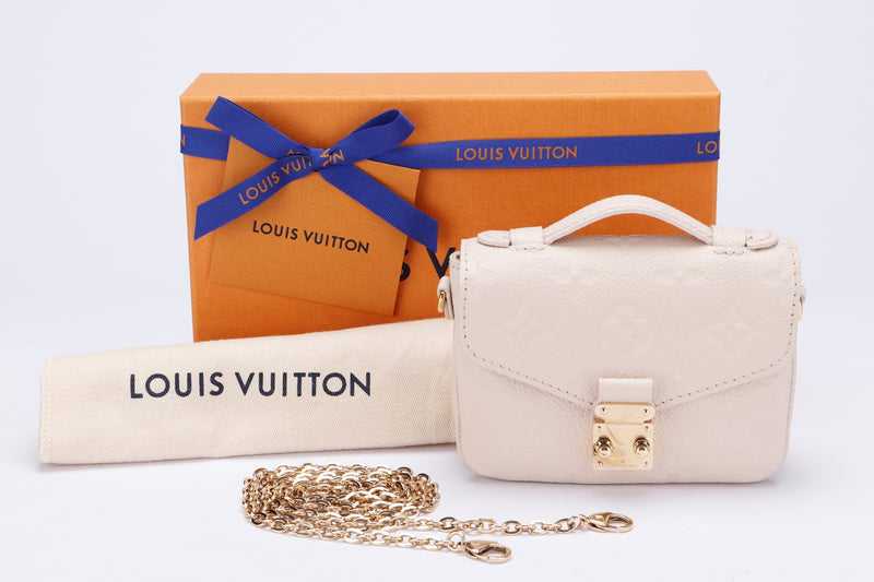 Louis Vuitton Micro Metis Monogram Empreinte Leather