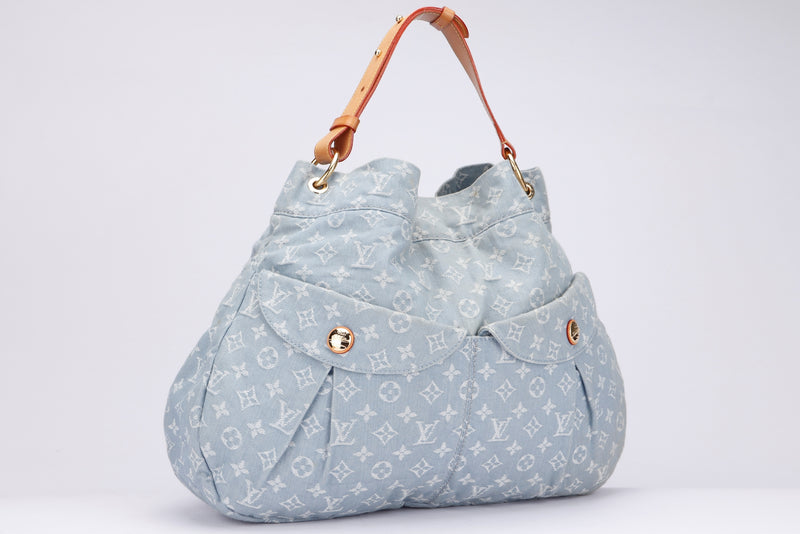 Louis Vuitton Blue Monogram Denim Surya Hobo Bag – The Closet
