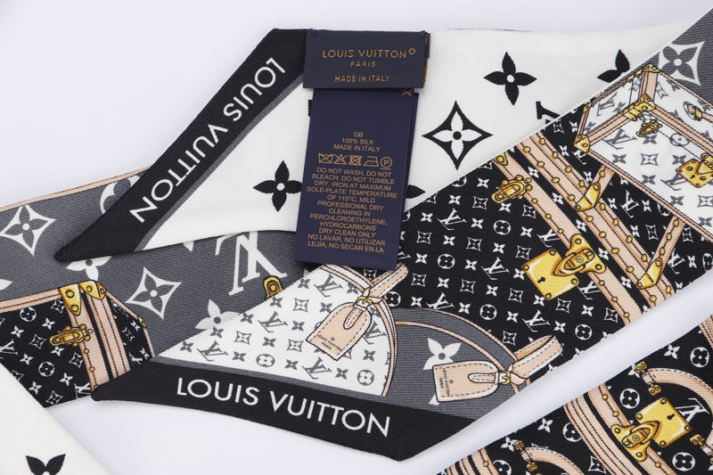 Louis Vuitton Let's Go Bb Bandeau Black Silk