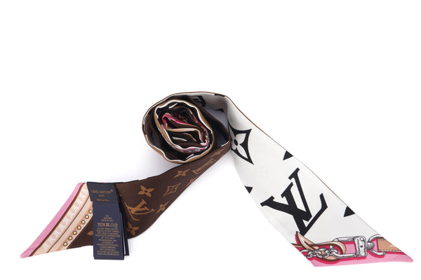 Sold at Auction: Louis Vuitton, LOUIS VUITTON Twilly ALL IN LV BANDEAU.