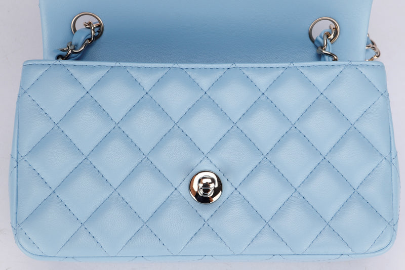 Light Blue Chanel Bag - 81 For Sale on 1stDibs  baby blue chanel bag,  light blue chanel handbag, chanel large classic flap light blue