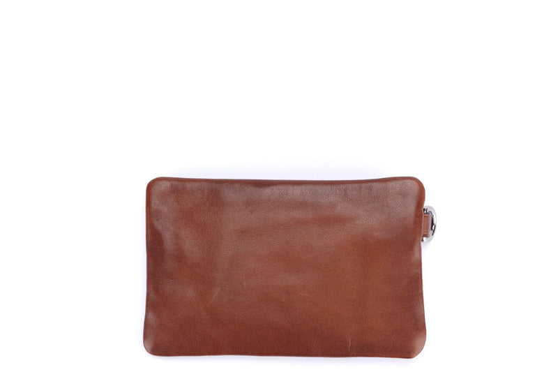 Coach Camel Brown Leather Pouch