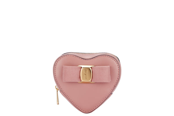 Salvatore Ferragamo Heart Shape Pouch, with Box, no Dust Cover