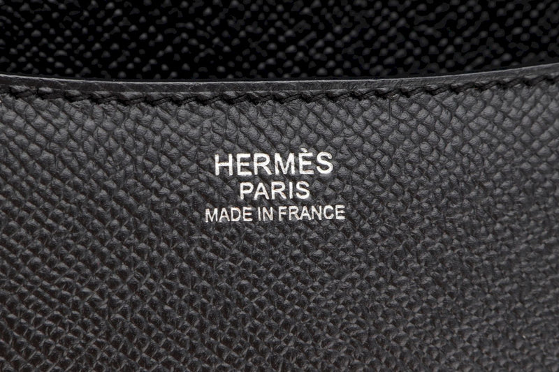 Hermes Constance 24cm, Stamp A, Black Color, Epsom Leather