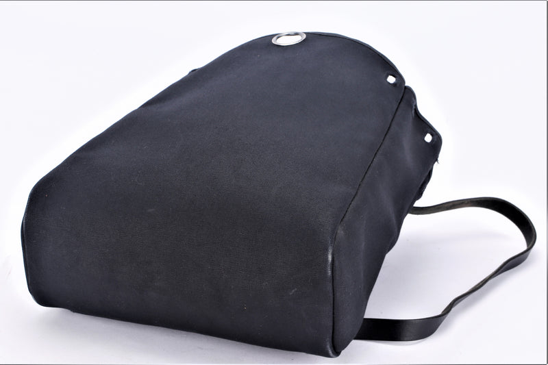 Herbag leather backpack Hermès Burgundy in Leather - 35963339