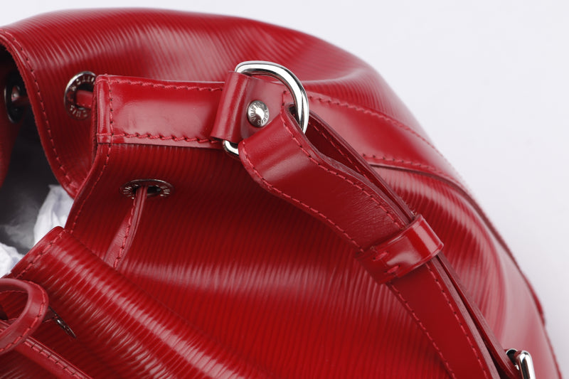 Louis Vuitton, Bags, Louis Vuitton Red Epi Leather Petit Bucket