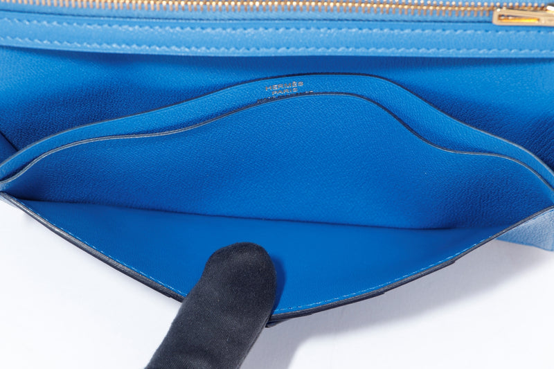 Hermes, Bags, Hermes Bearn Wallet Bleu Royal