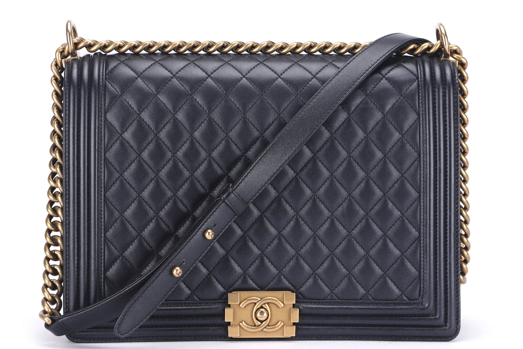 Túi Nữ Chanel Boy Chanel Handbag Metal Black A67086B1019494305  LUXITY