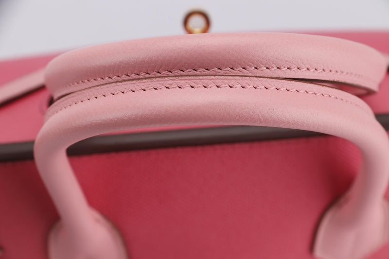 Hermes Birkin 30 Special Order Pink Rose Azalee Craie Beige White Gold –  Lux Addicts