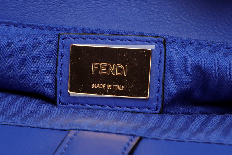 FENDI 2 JOURS LARGE 4 COLOR TOTE BAG, WITH STRAP & DUST COVER
