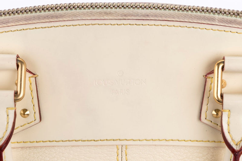 Louis Vuitton Gold Suhali Leather Lockit PM Bag W/ Lock/Keys