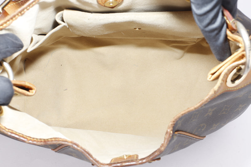 louis vuitton galleria monogram hobo bag, w39cm, with dust cover