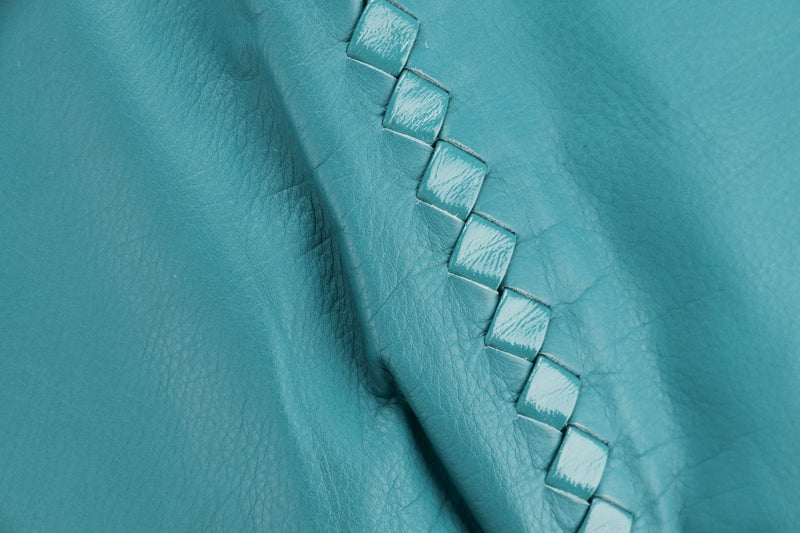 Bottega Veneta Blue Quilted Handle Hobo Bag, no Dust Cover
