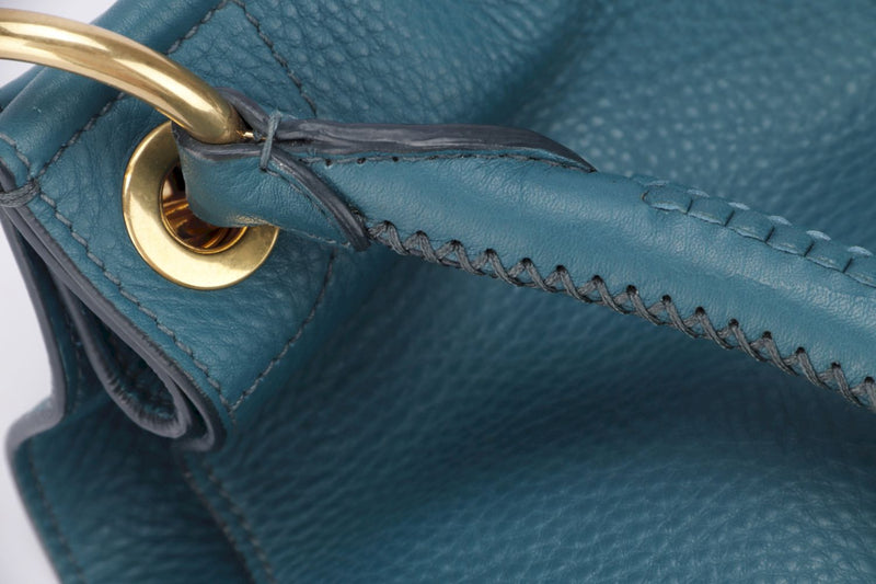 Prada Hobo Bag (BR4712), Ottanio Green Color, Vit.Daino Leather