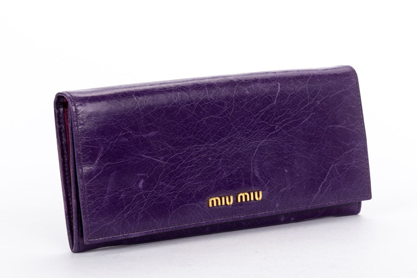 【meshiuma】Miu Miu Wallet Miu Miu Matelasse Nappa Leather Wallet Black in Leather - US