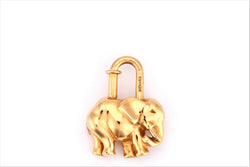 HERMES ELEPHANT GOLD LOCK, NO BOX