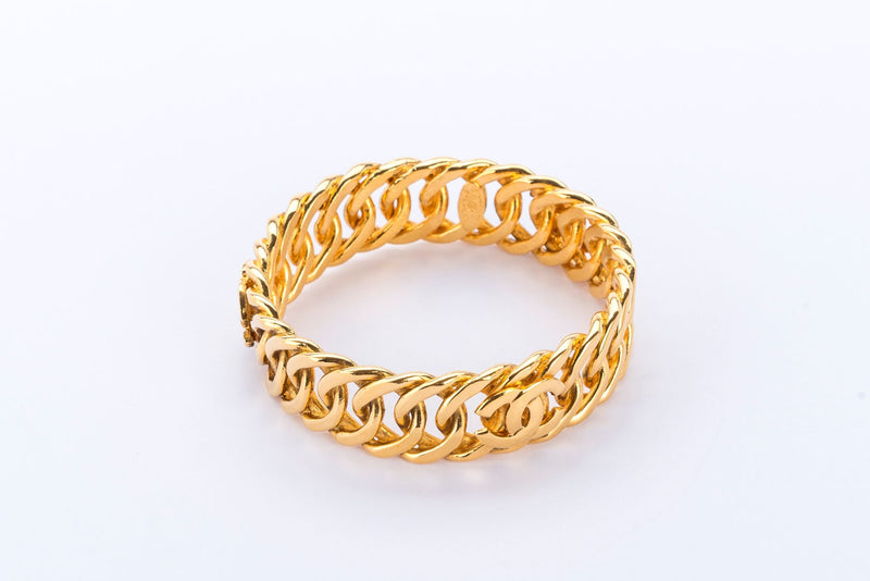 Chanel CC Logo Bangle Bracelet Gold, no Dust Cover & Box