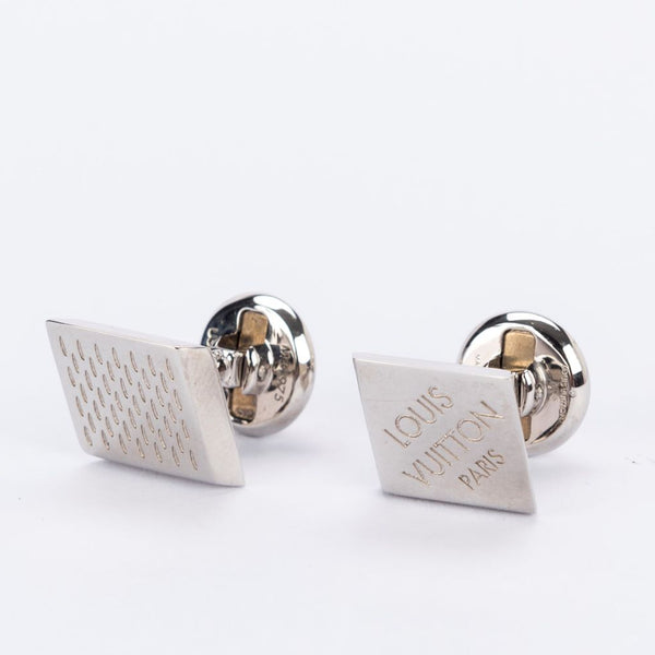 LV Globe Cufflinks - Luxury S00 Silver