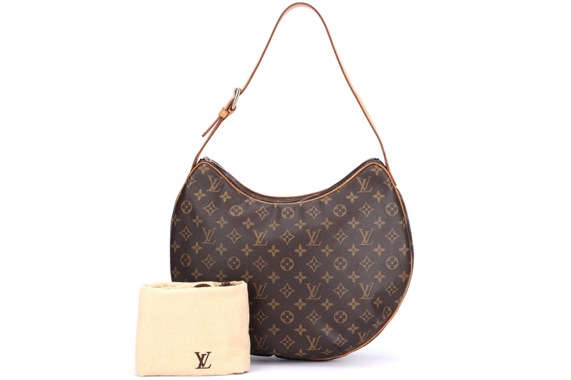 Louis Vuitton Monogram Croissant GM Hobo Bag (CA1022), with Dust Cover