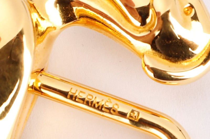 Hermes Pelican Gold Lock Charm