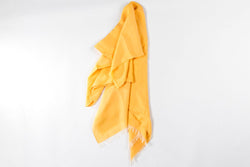 Hermes Silk Scarf Yellow Color 160cm X 70cm, no Box