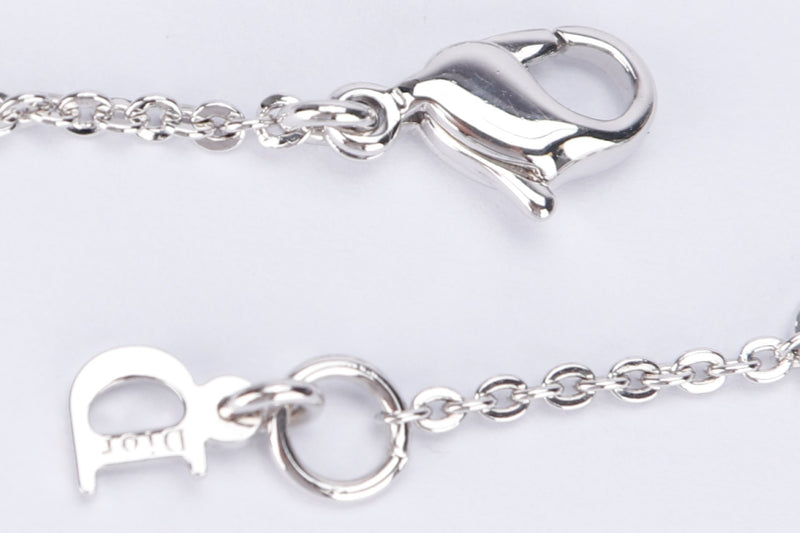 Christian Dior Silver Dior Initials Necklace, L 36cm, no Box