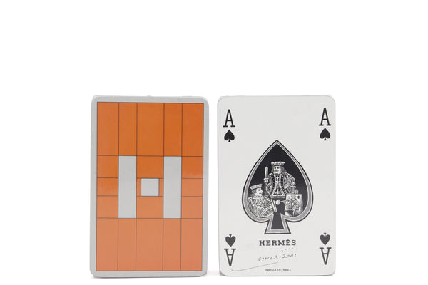 HERMES GINZA 2001 LIMITED EDITION TRUMP CARD DECK OF 2 SETS, WITH BOX
